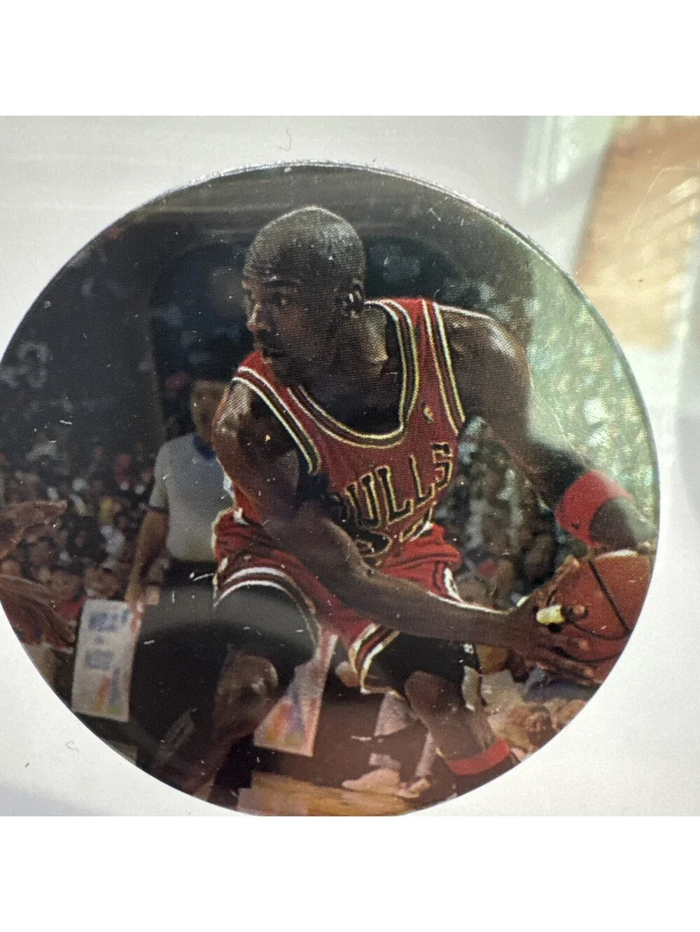 (4) 1995 Upper Deck Milk Cap Michael Jordan S #8, 24, 26, & 45 - In Protectors